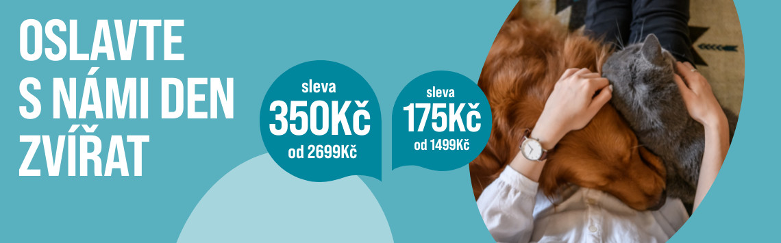 Den zvířat sleva až 350 Kč