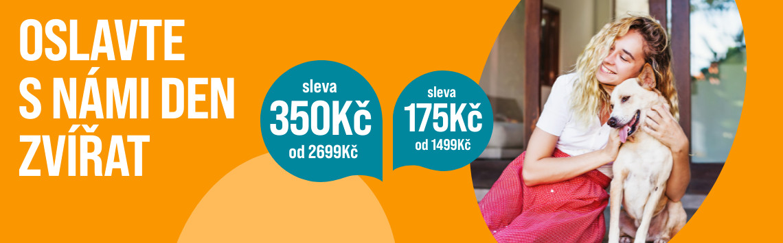 Den zvířat sleva až 350 Kč