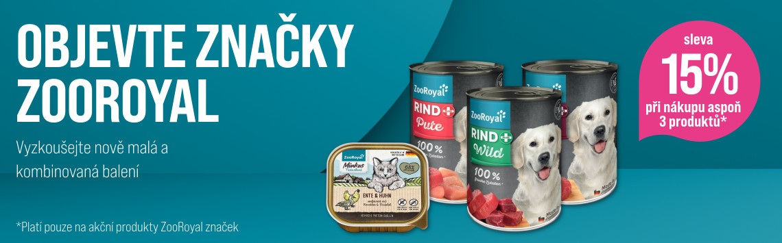 15 % na ZooRoyal značky