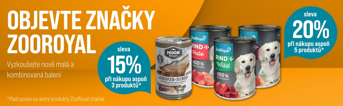 Až 20 % na ZooRoyal značky