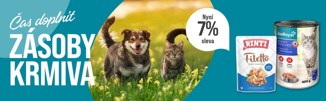 7% sleva na krmiva