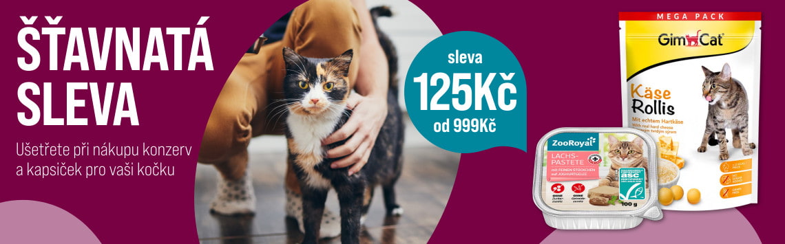 125 Kč sleva na konzervy
