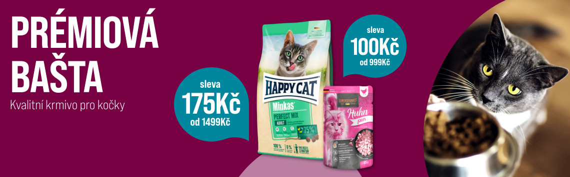 Prémiová krmiva se slevou