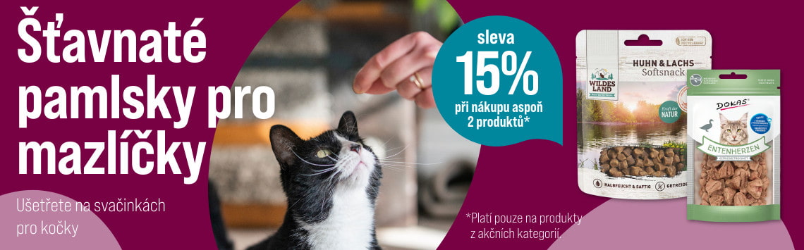 Pamlsky s 15% slevou