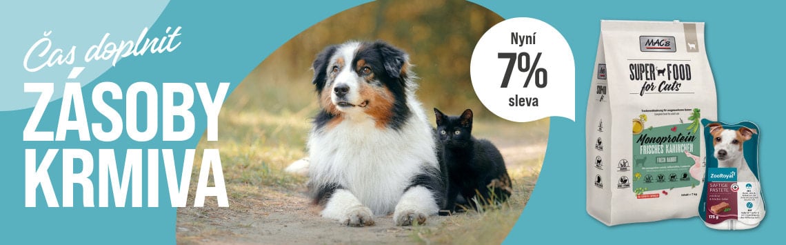 7% sleva na krmivo!