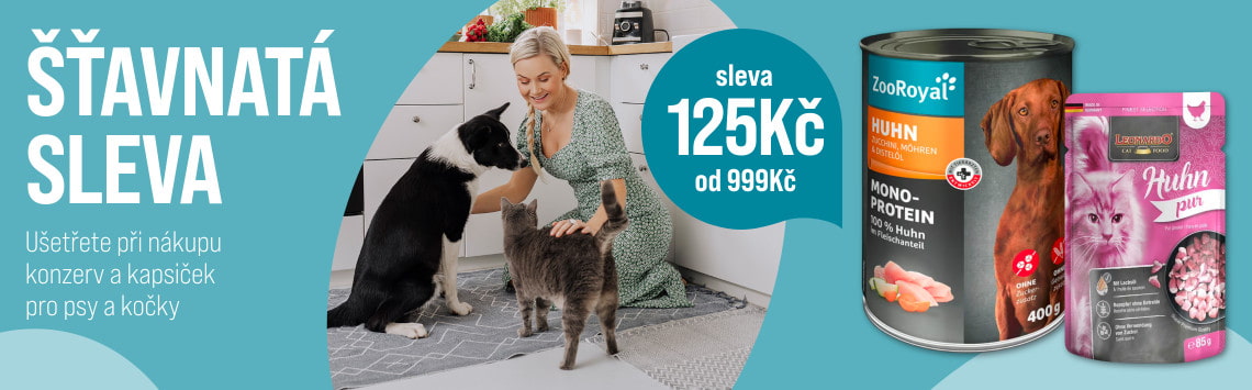 125 Kč sleva na konzervy