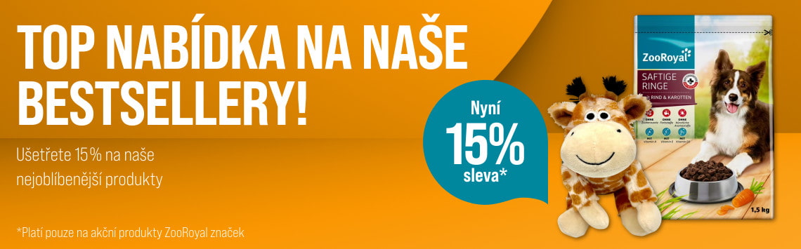 15% na produkty ZooRoyal