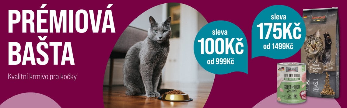 Prémiová krmiva se slevou