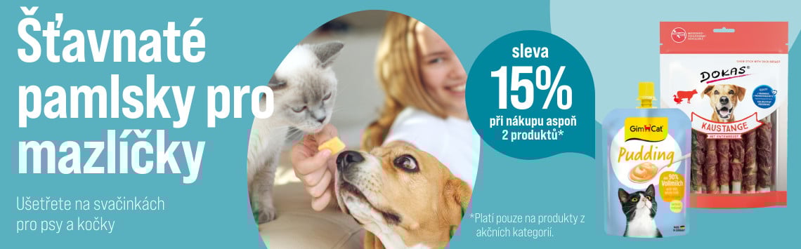 15% sleva na pamlsky