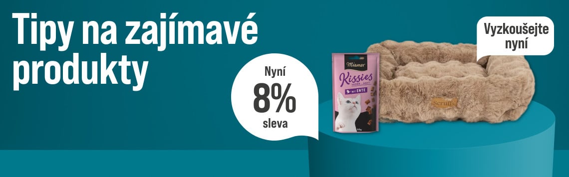 8% sleva na vybrané produkty