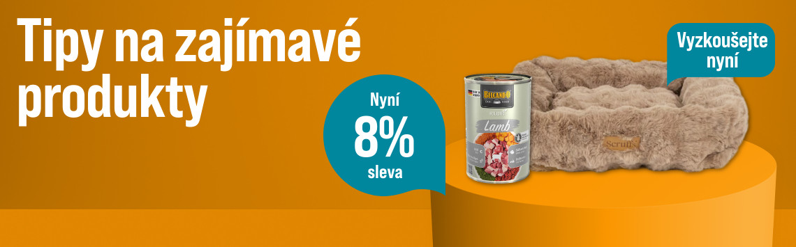 8 % na vybrané produkty