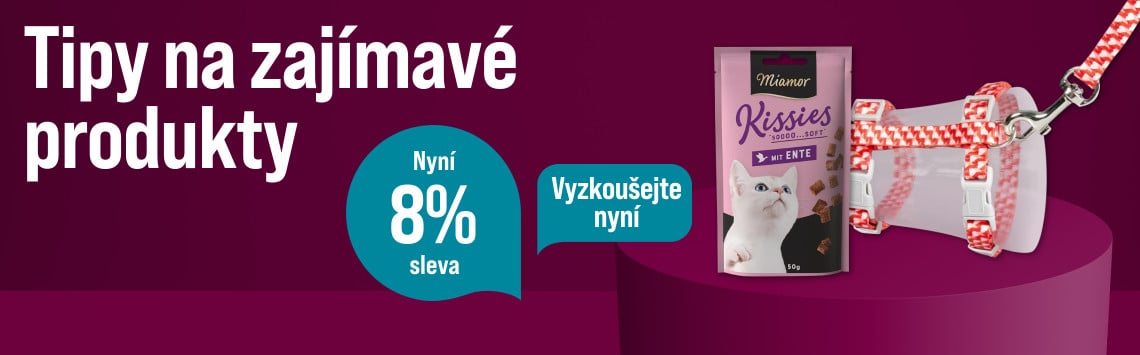 8 % na vybrané produkty
