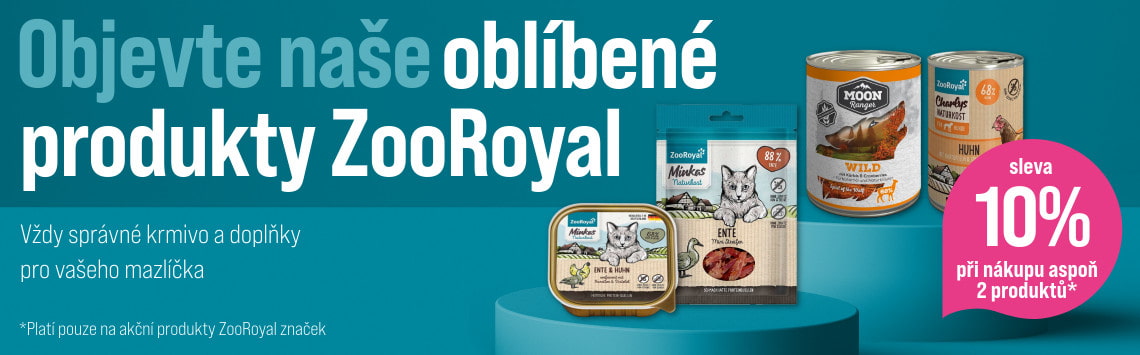 10% sleva na ZooRoyal značky