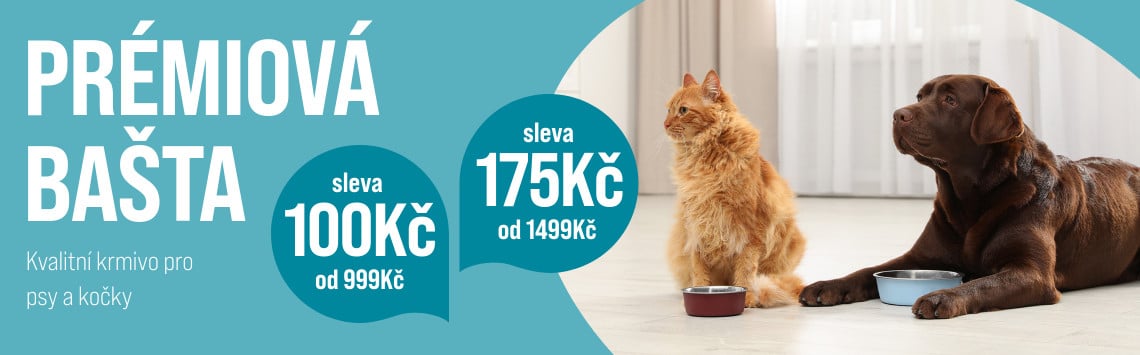 Sleva na prémiová krmiva