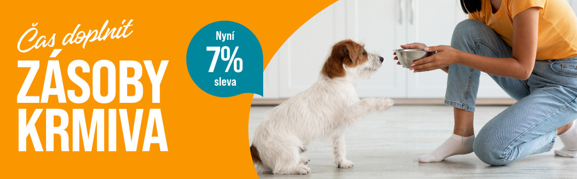 7% sleva na krmiva