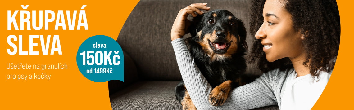 Sleva na granule a pamlsky