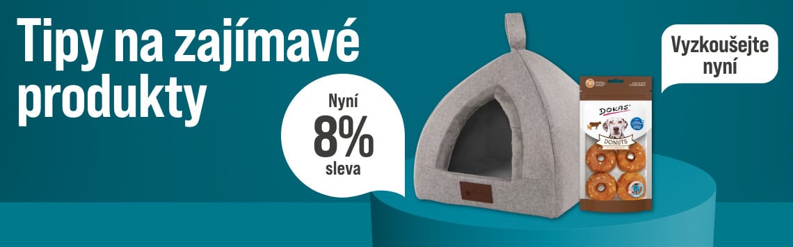 8 % na vybrané produkty