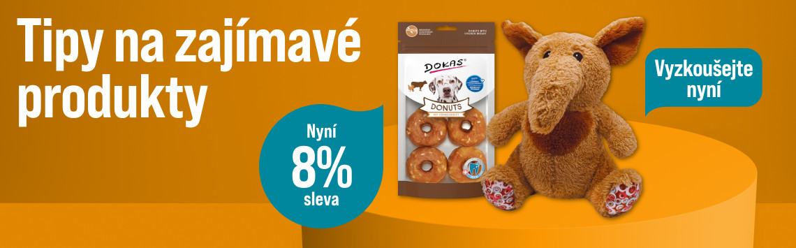 8 % na vybrané produkty