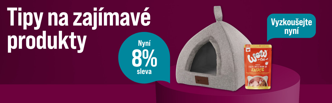 8 % na vybrané produkty