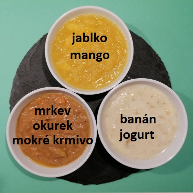 Zmrzlina pro psy - krok 1