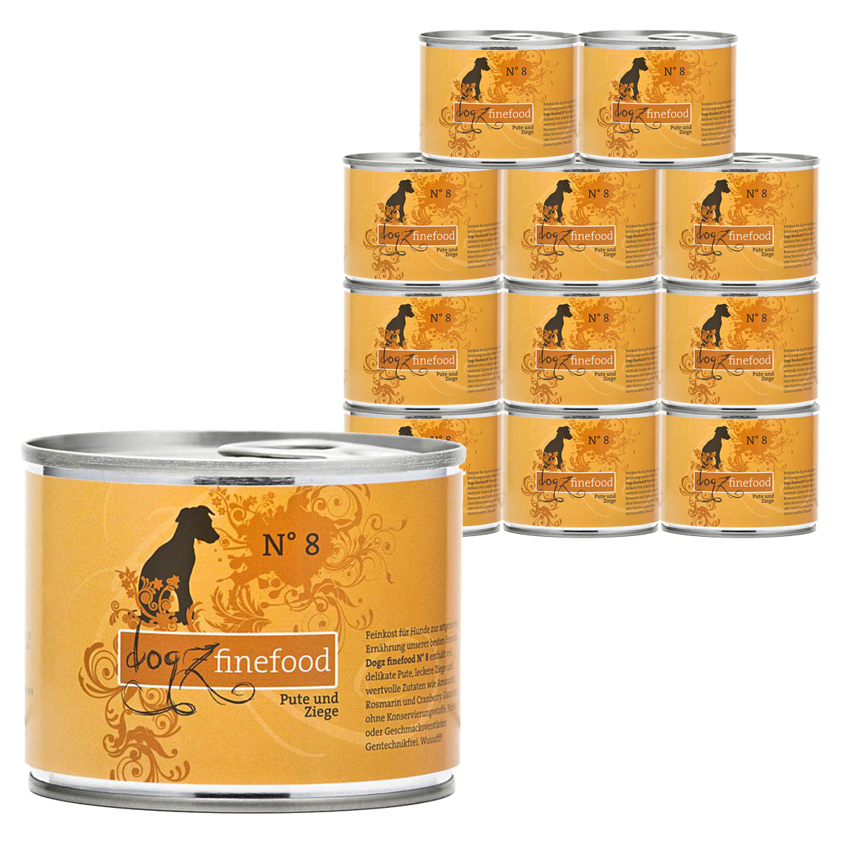 dogz finefood No. 8 krůtí a kozí