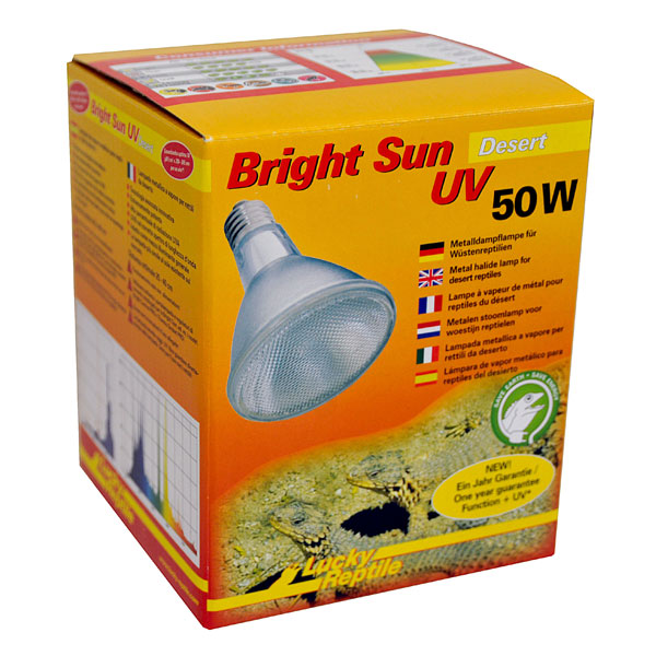Lucky Reptile Metalldampflampe Bright Sun UV Desert 50 Watt