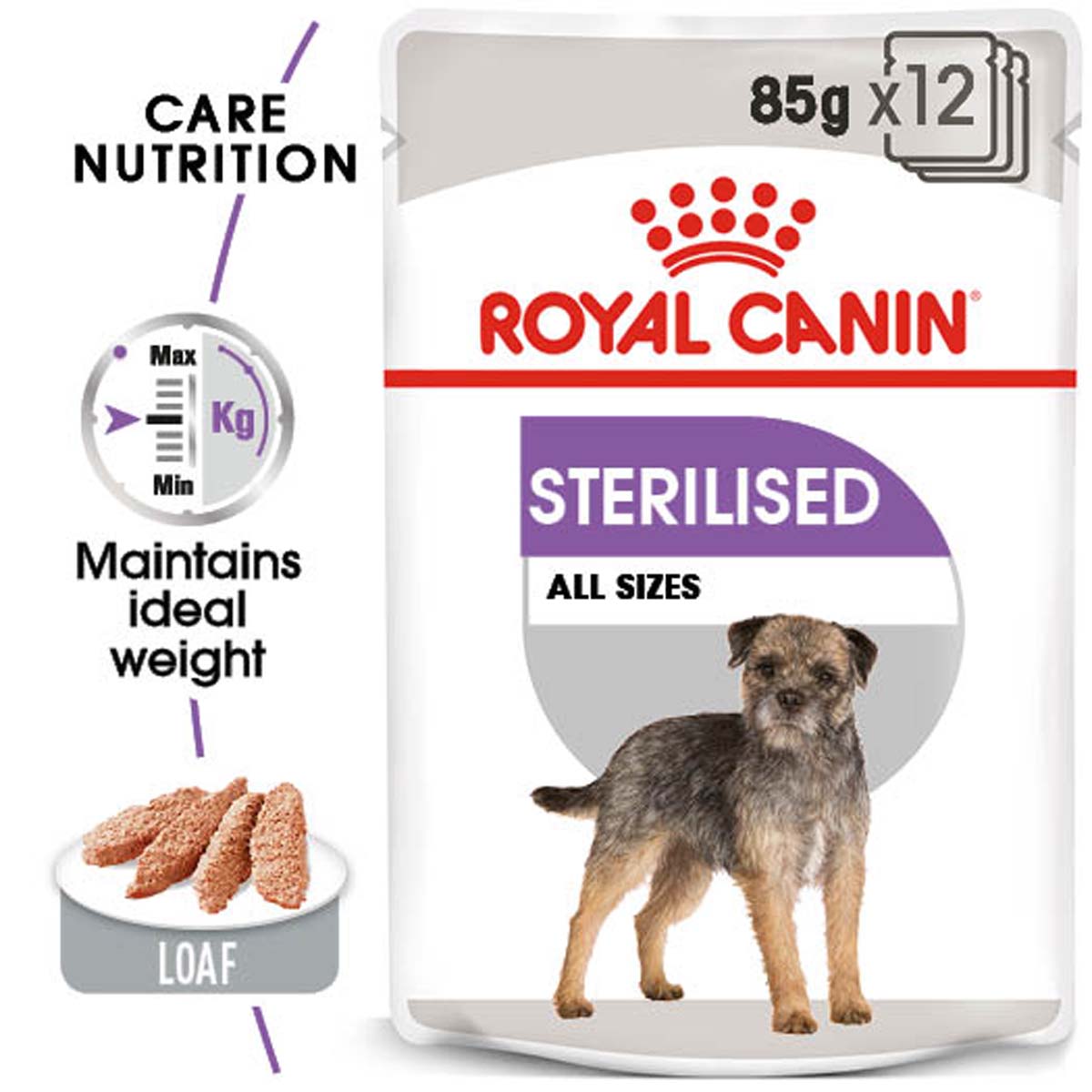 ROYAL CANIN STERILISED kapsička pro kastrované psy 12× 85 g