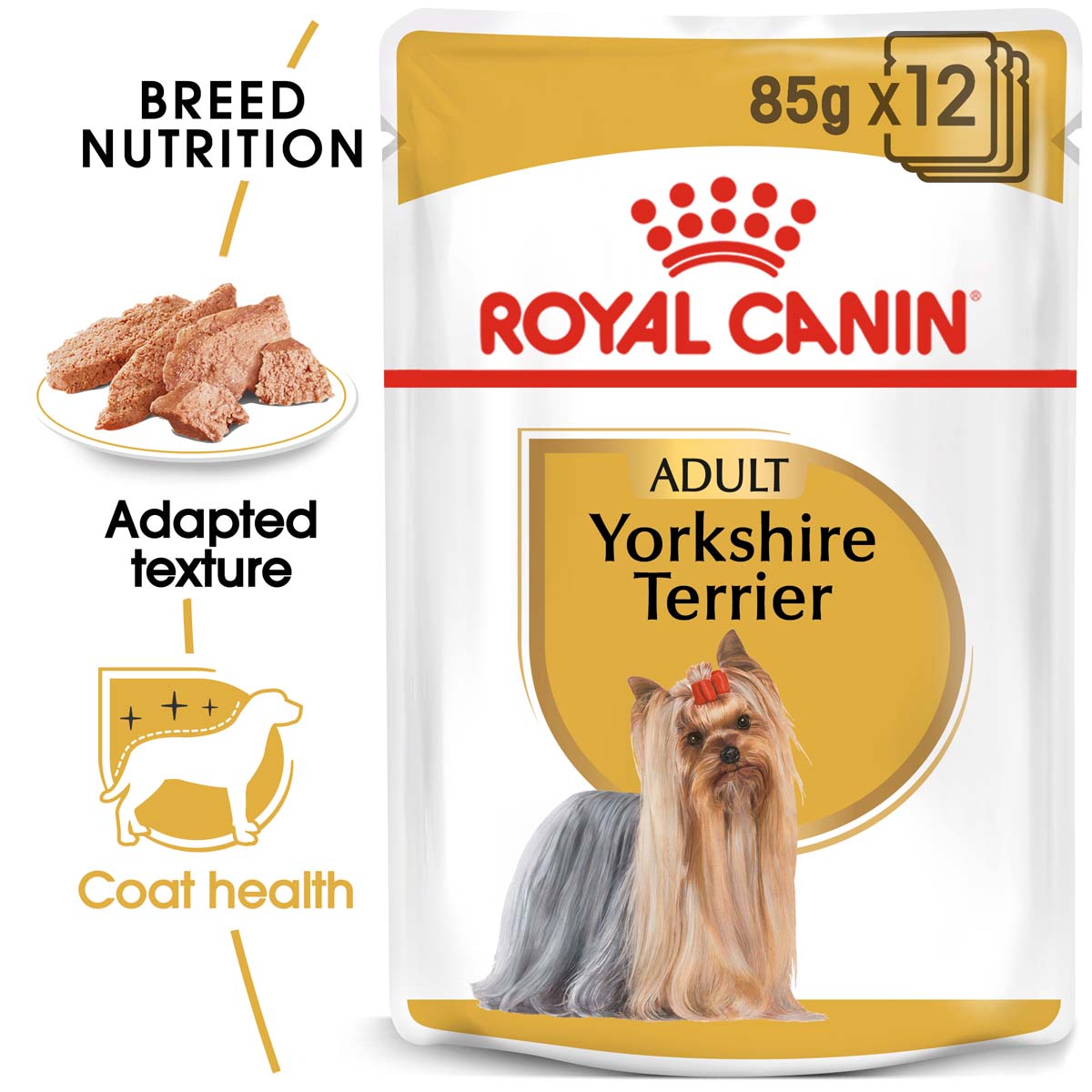 Royal Canin Breed Health Nutrition Yorkshire Terrier, 12 x 85 g