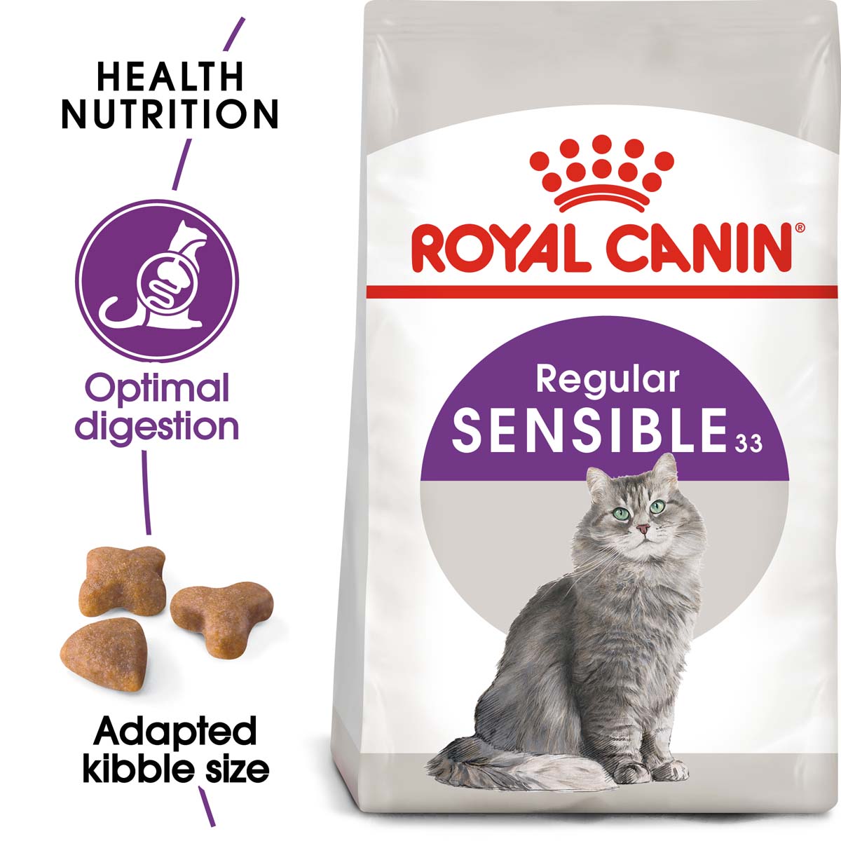 ROYAL CANIN SENSIBLE granule 2 kg + INTENSE BEAUTY kapsička 12× 85 g