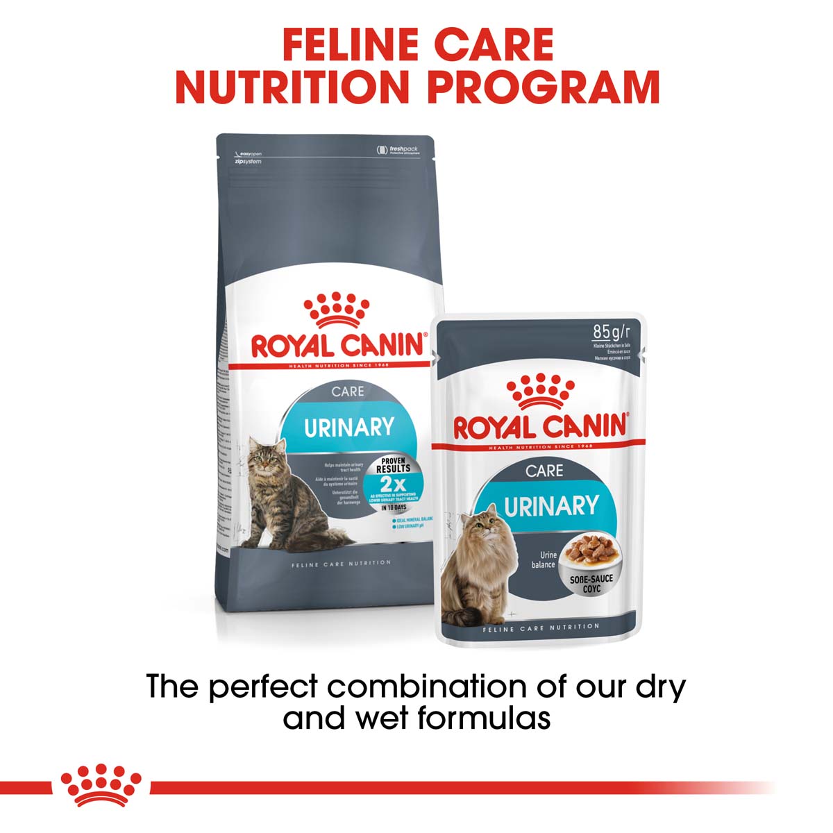 ROYAL CANIN URINARY CARE granule 2 kg + kapsička 12× 85 g