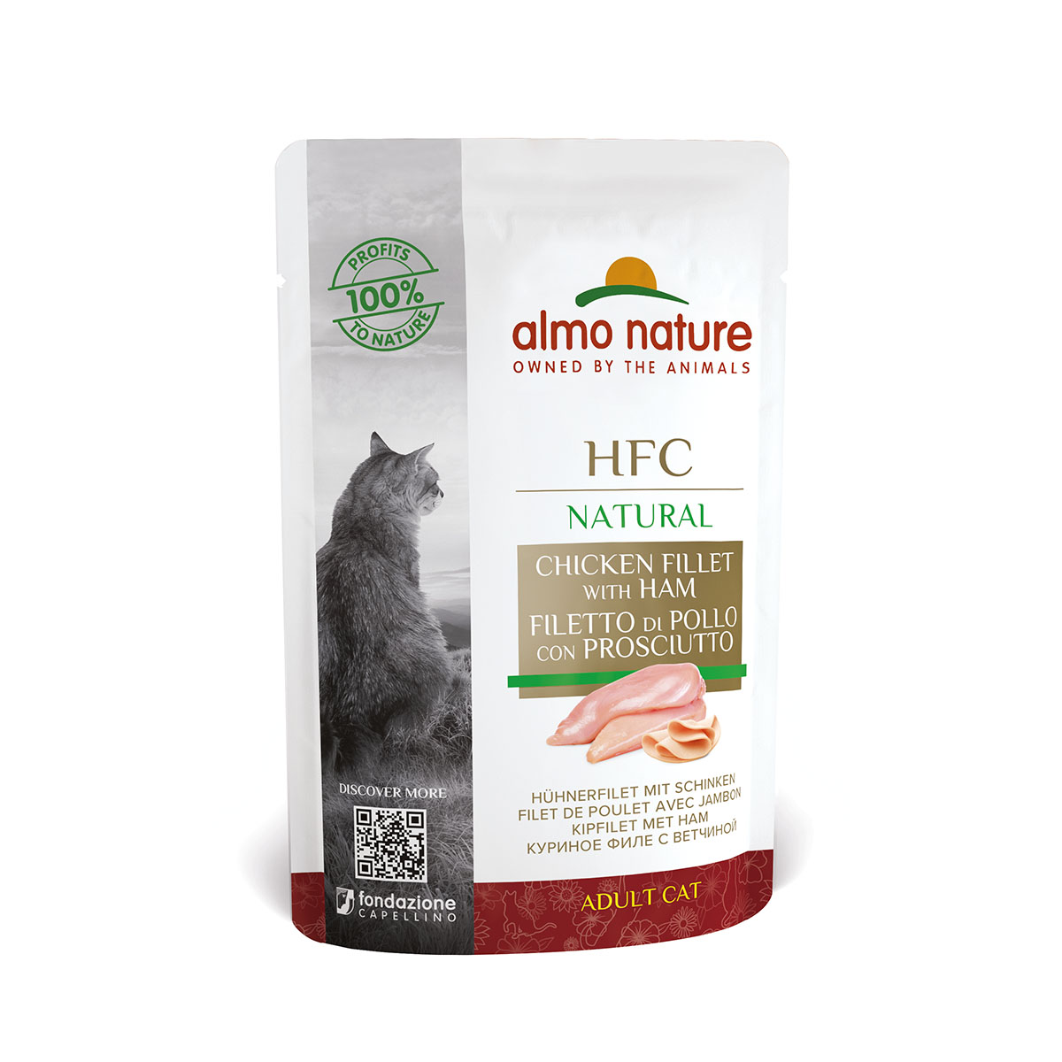 Almo Nature HFC Natural kuřecí filet a šunka