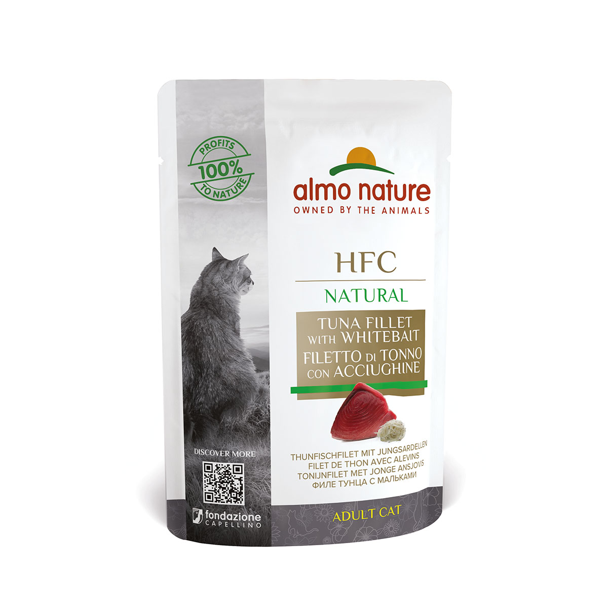 Almo Nature HFC Nature tuňákem a mladými ančovičkami
