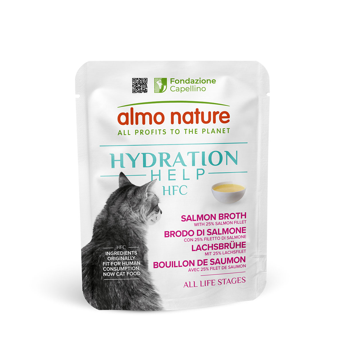 Almo Nature Hydration Help vývar filet z lososa