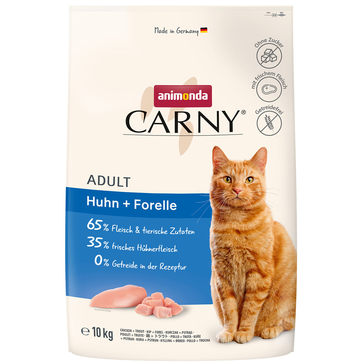 animonda Carny Adult kuře a pstruh
