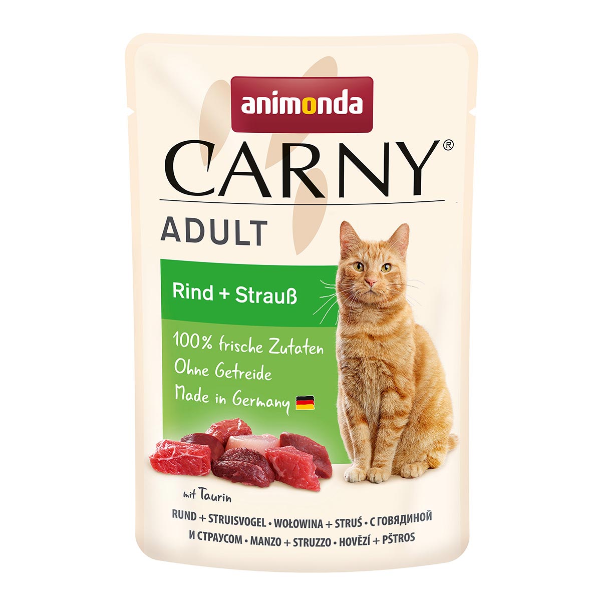 Animonda Carny Adult hovězí a pštros