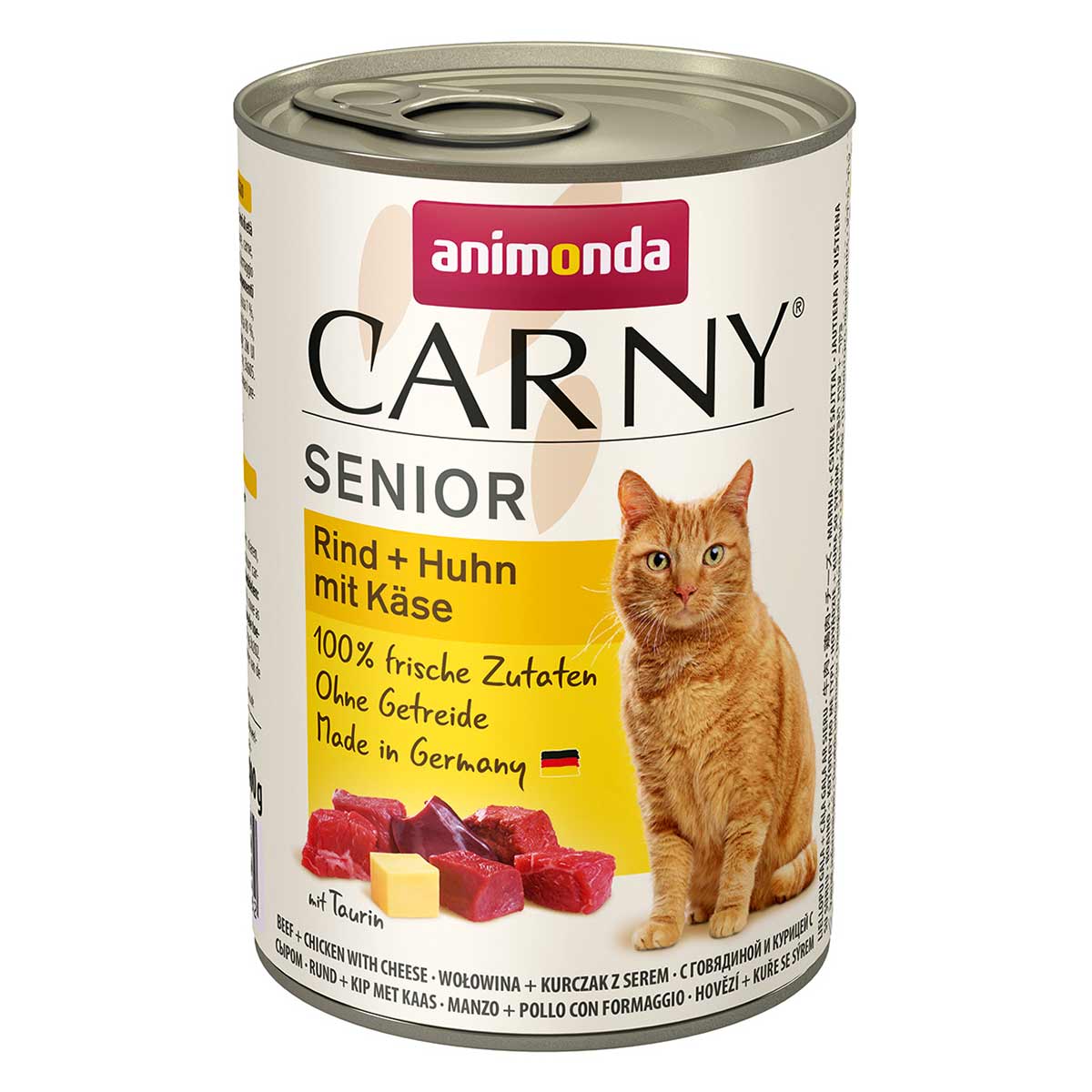 animonda carny senior rind huhn mit kaese 400g