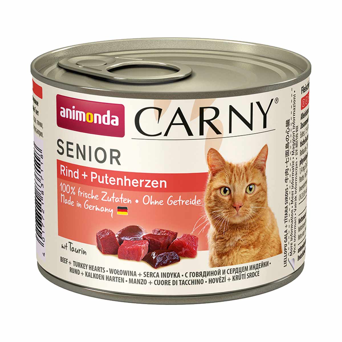 Animonda Carny Senior s hovězím masem a krůtí srdeční svalovinou