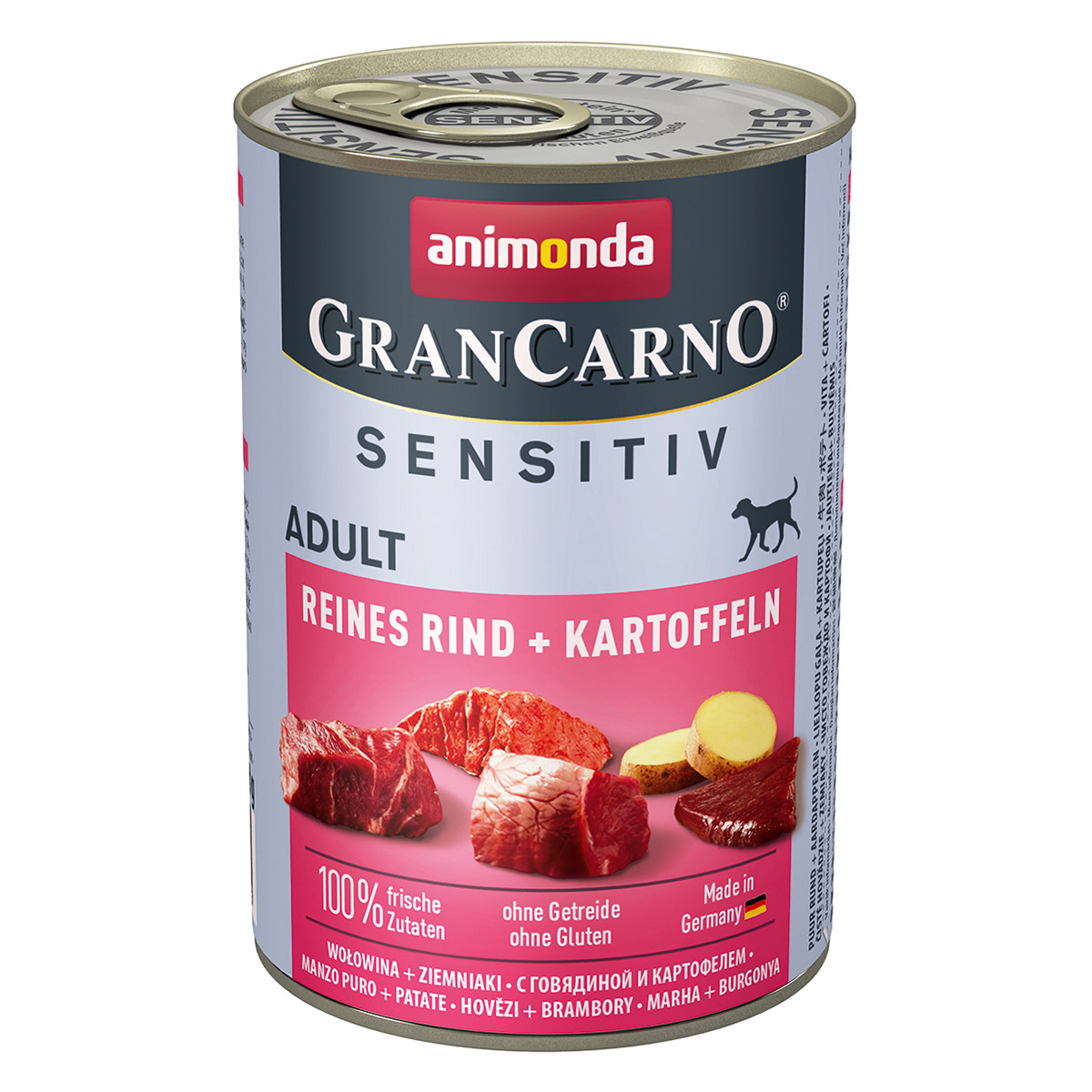 Animonda GranCarno Sensitiv čisté hovězí maso s bramborami