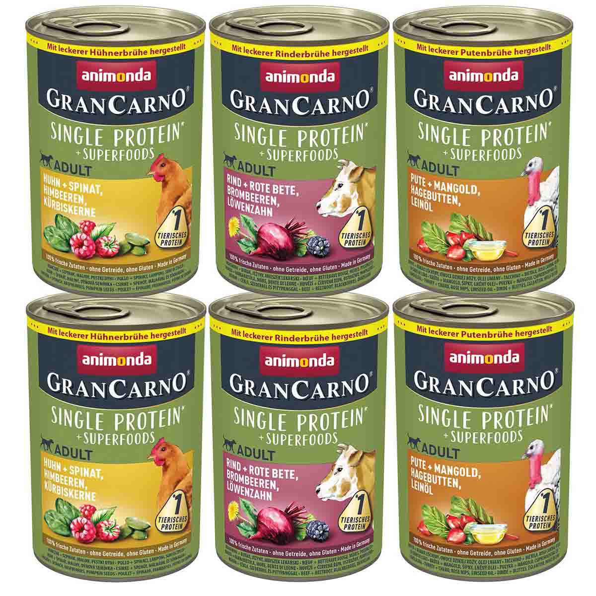 Animonda Carny Adult Superfoods variace chutí