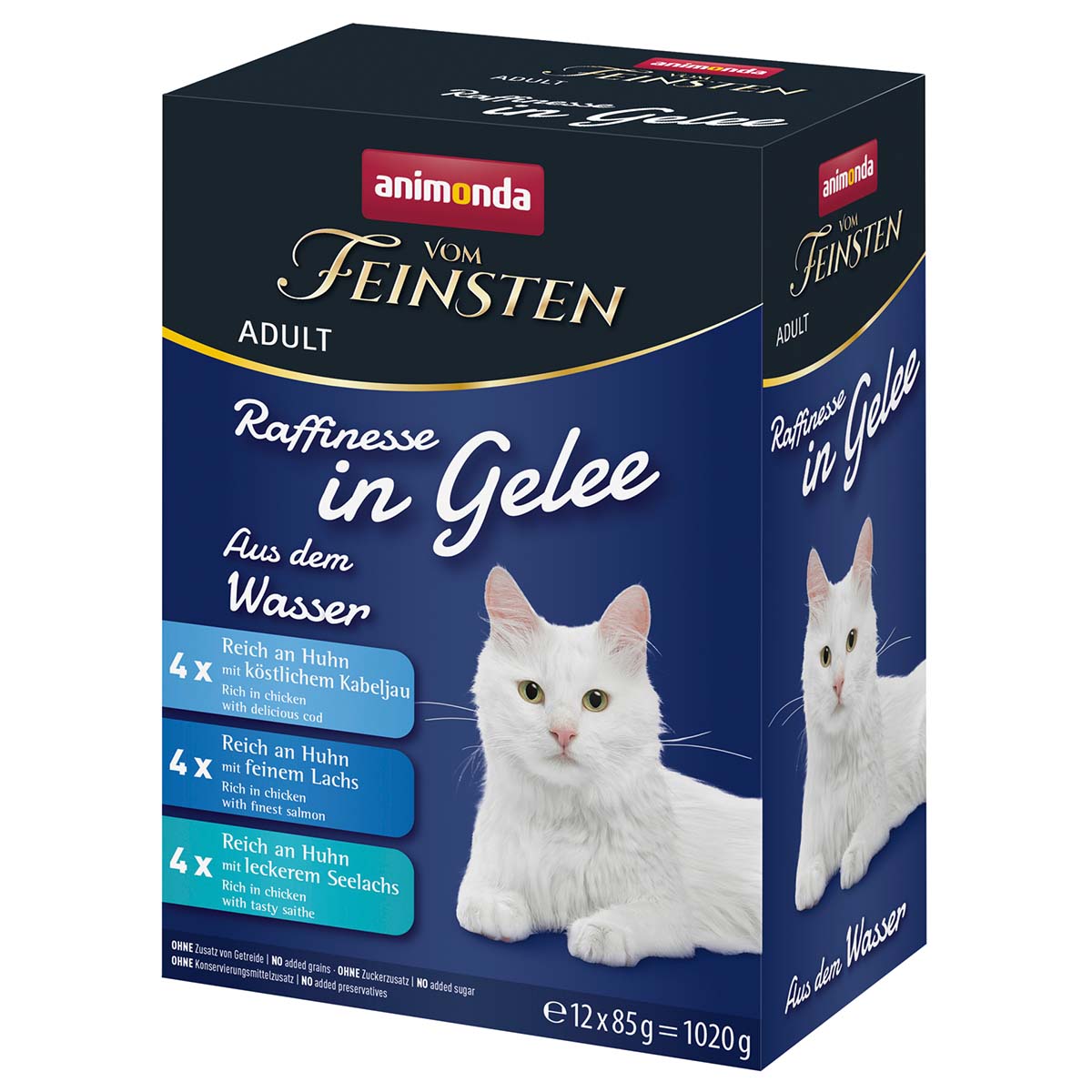 animonda vom Feinsten Adult Raffinesse v želé z vody 12x85 g