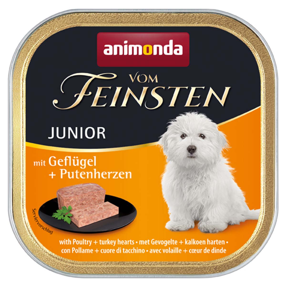 Animonda Vom Feinsten Junior drůbeží maso a krůtí srdce