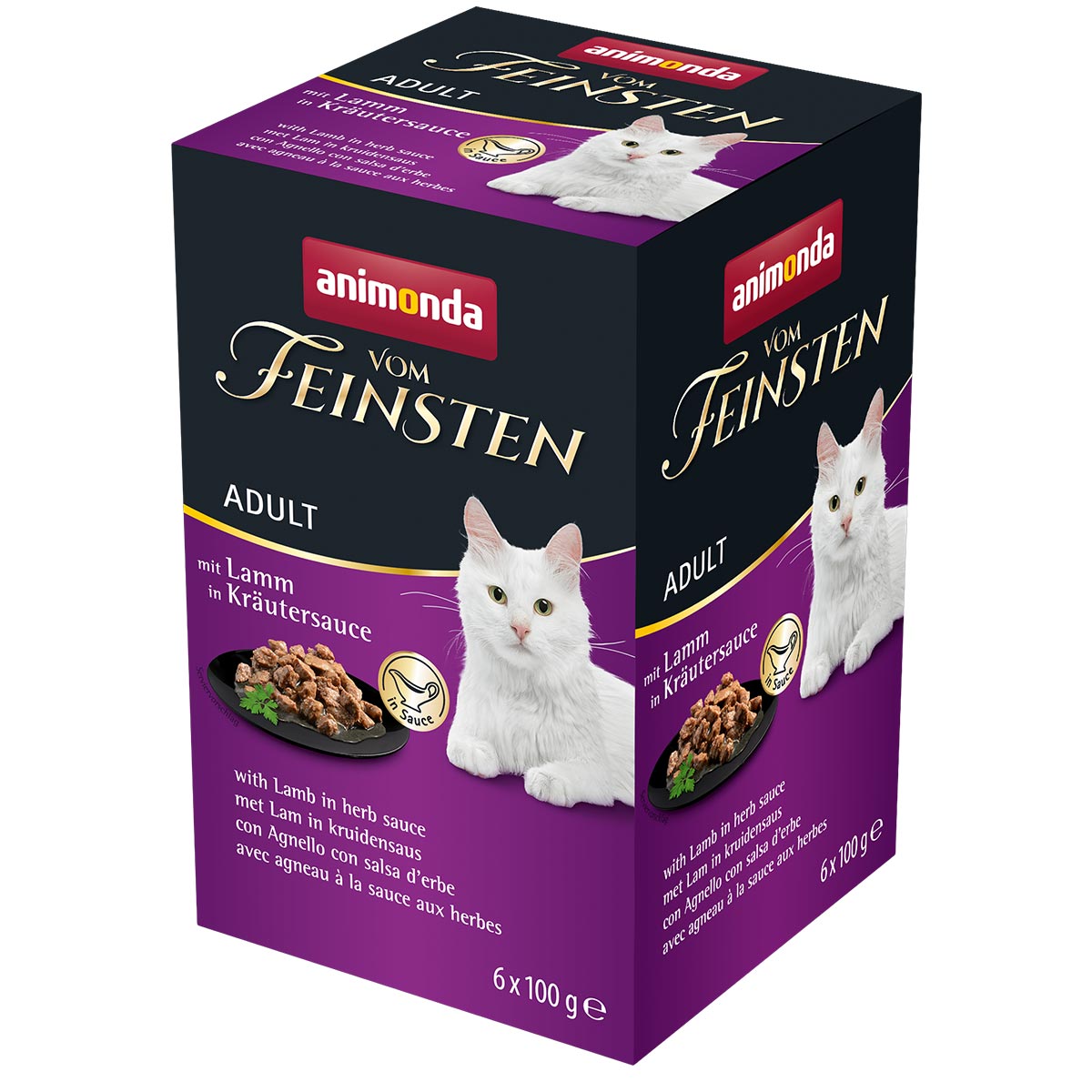 Animonda Vom Feinsten Adult jehněčí maso v bylinkové omáčce