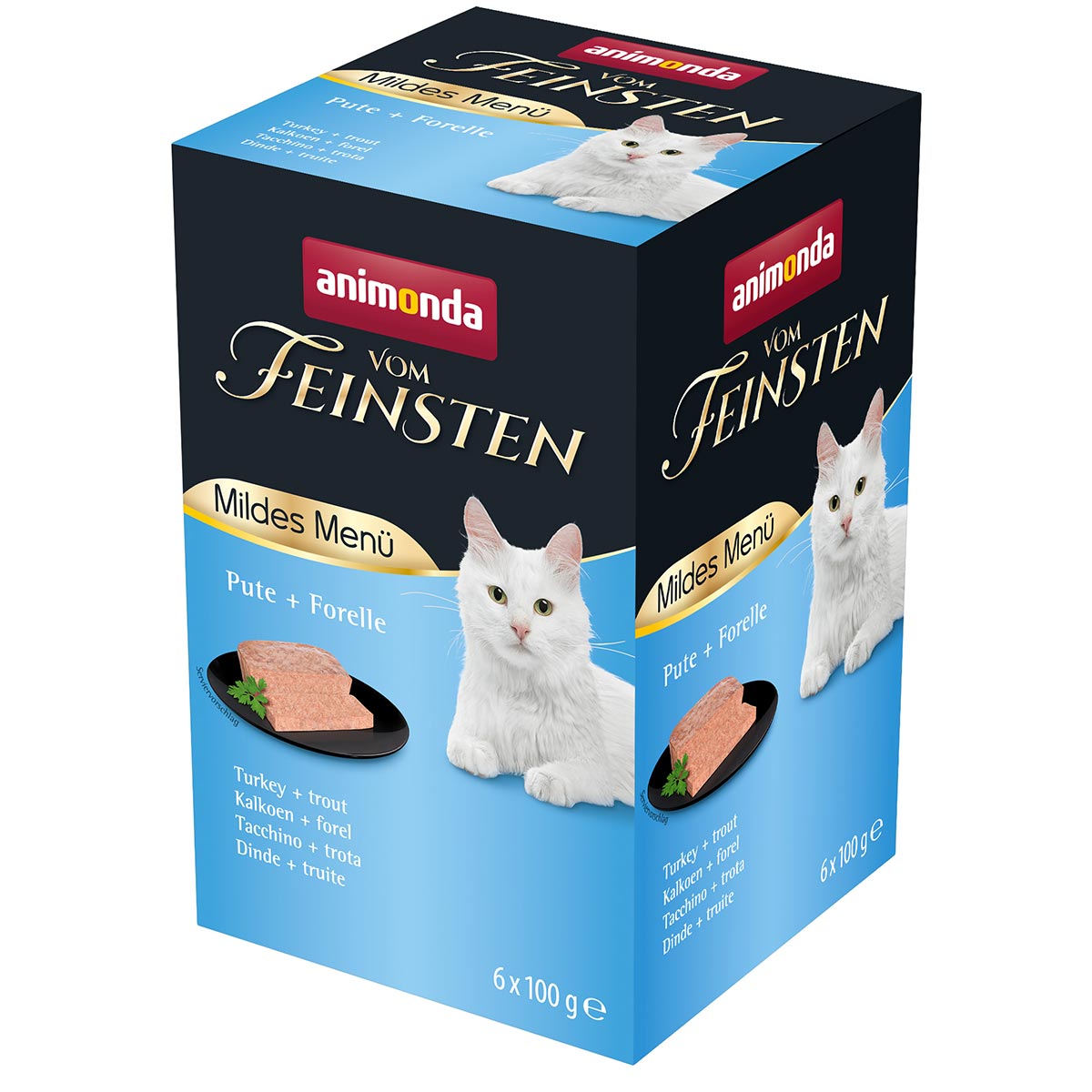 Animonda Vom Feinsten Adult Mildes Menü krůta a pstruh