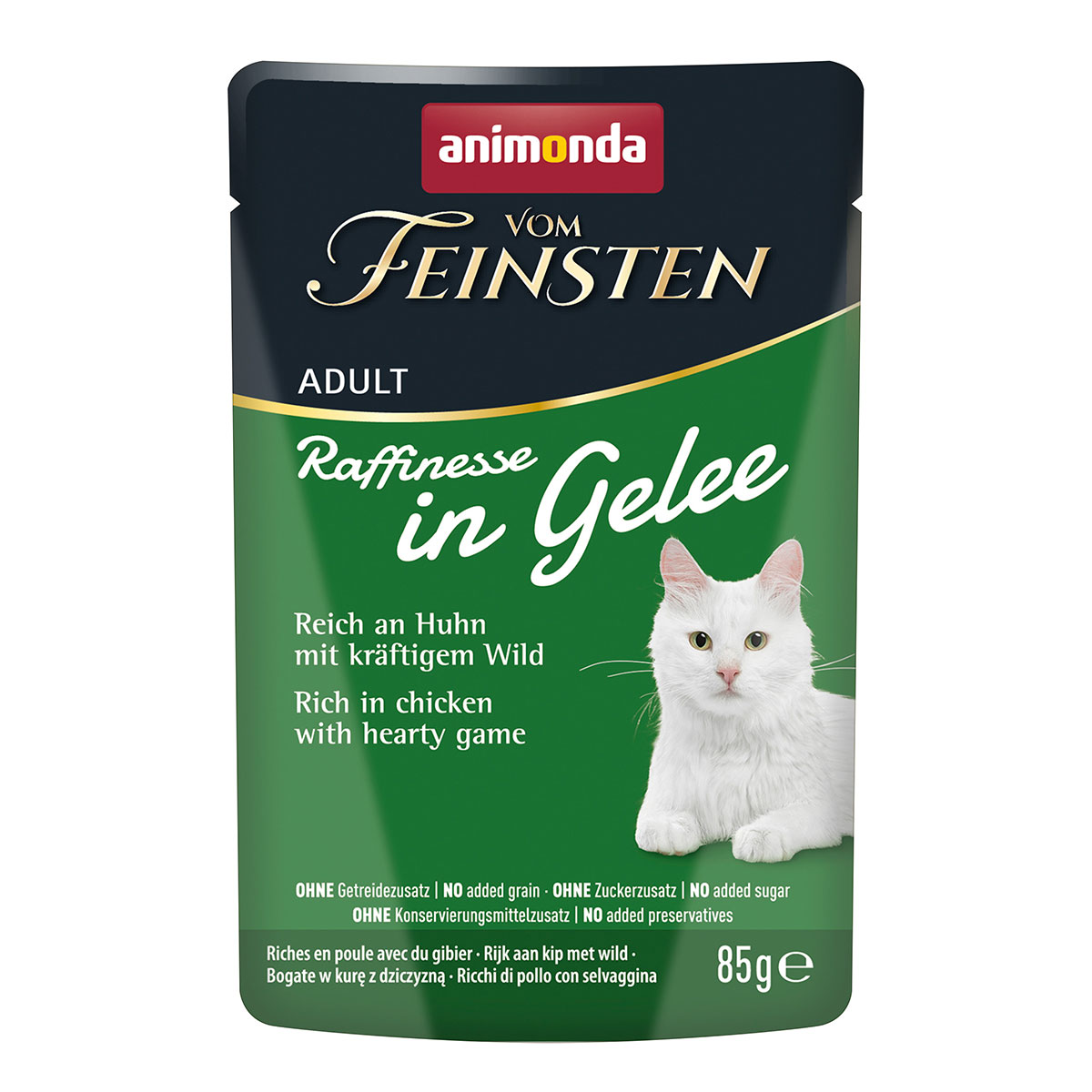 animonda vom Feinsten Raffinesse želé kuře a zvěřina
