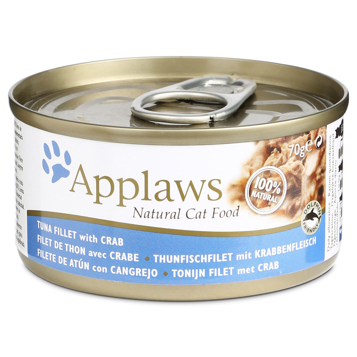 Applaws Cat filet z tuňáka s krabím masem