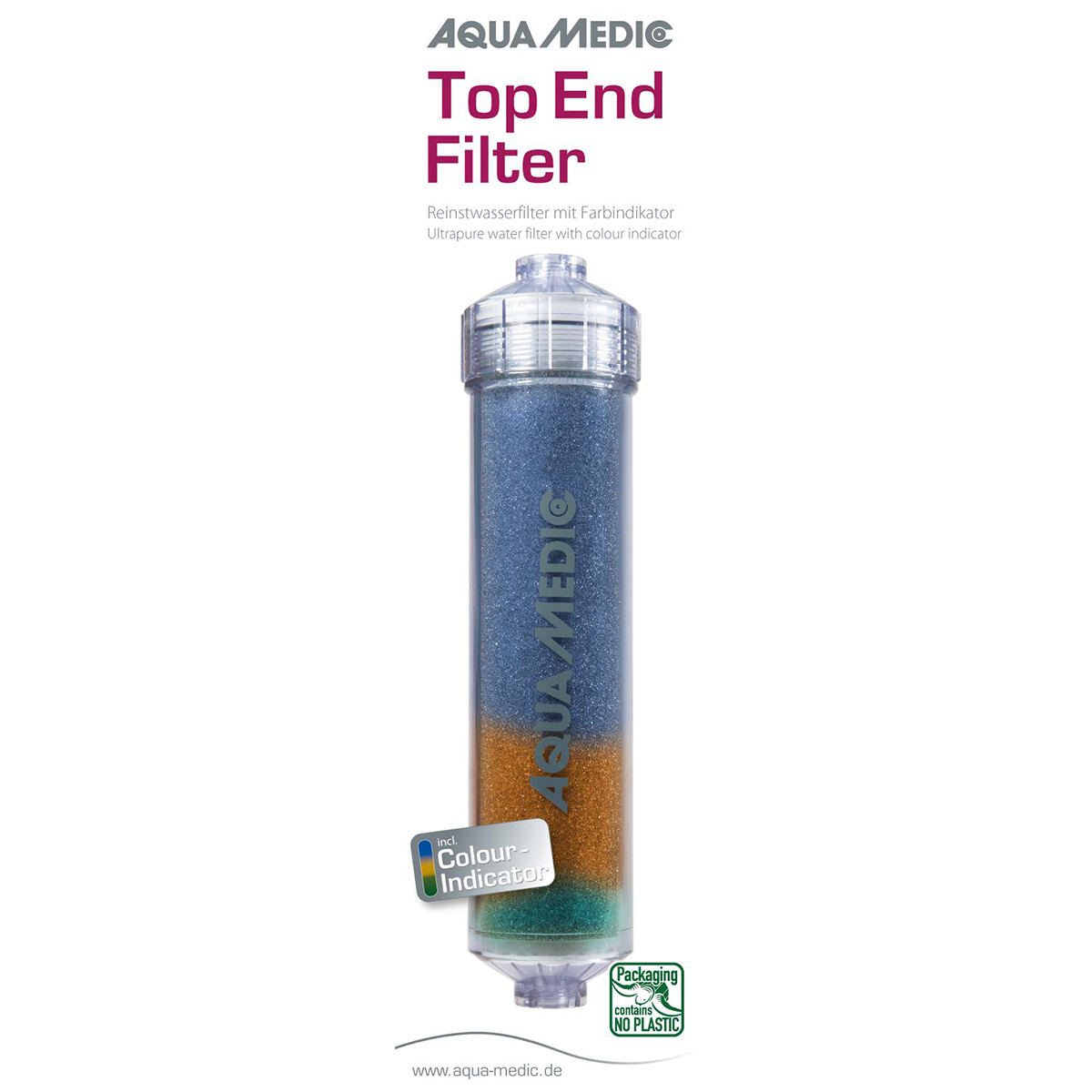 Aqua Medic filtr pro velmi čistou vodu Top End filtr + barevný indikátor