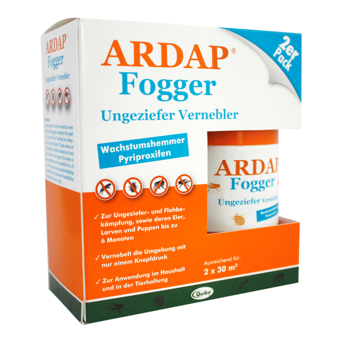 Ardap Fogger rozprašovač proti hmyzu, 2 x 100 ml