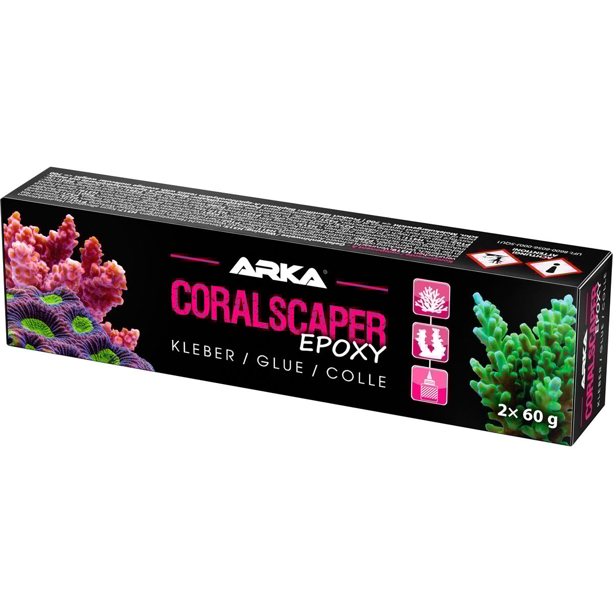 arka coralscaper epoxidový lepidlo na korály 2x60 g