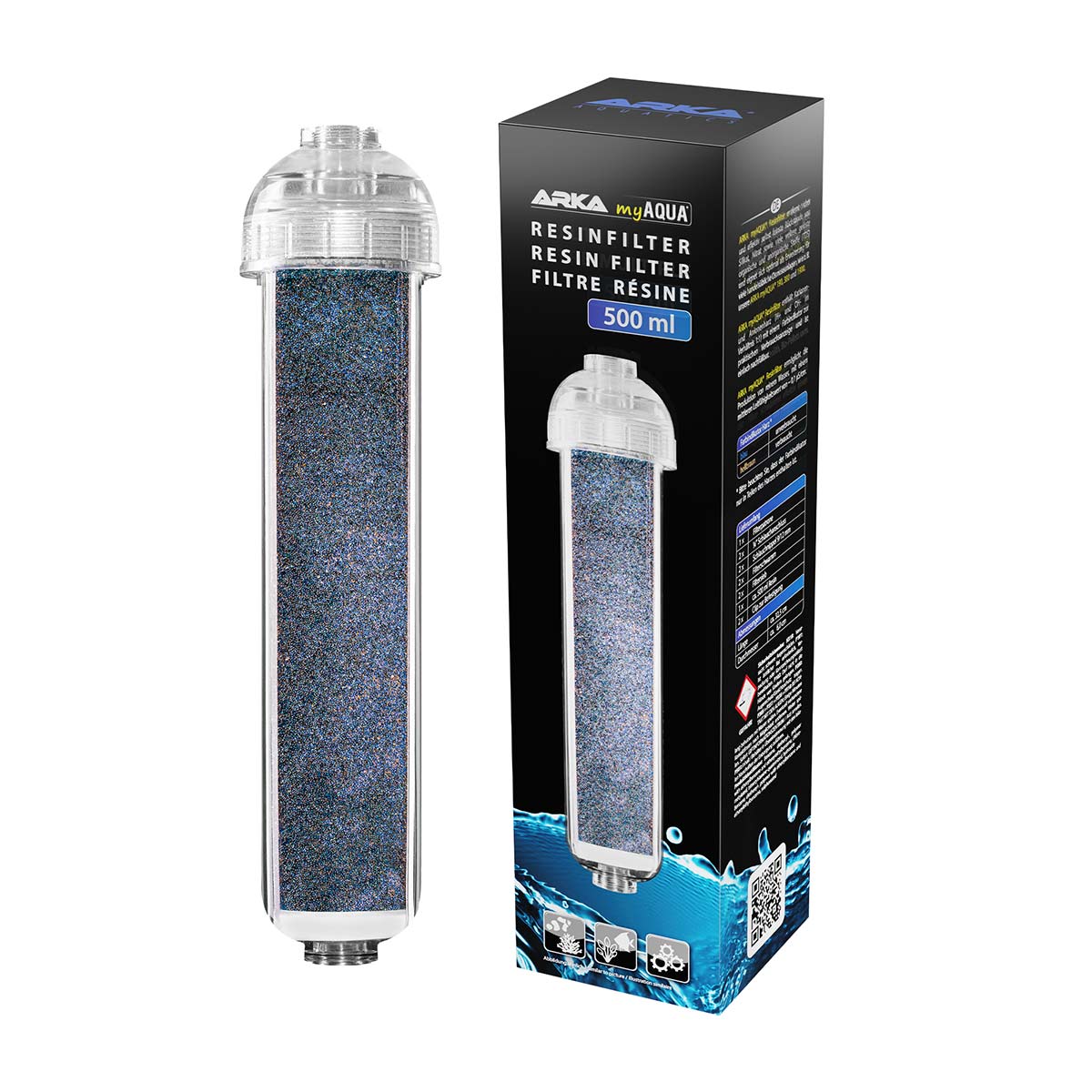 ARKA myAqua pryskyřičný filtr 500 ml vč. 500 ml pryskyřice
