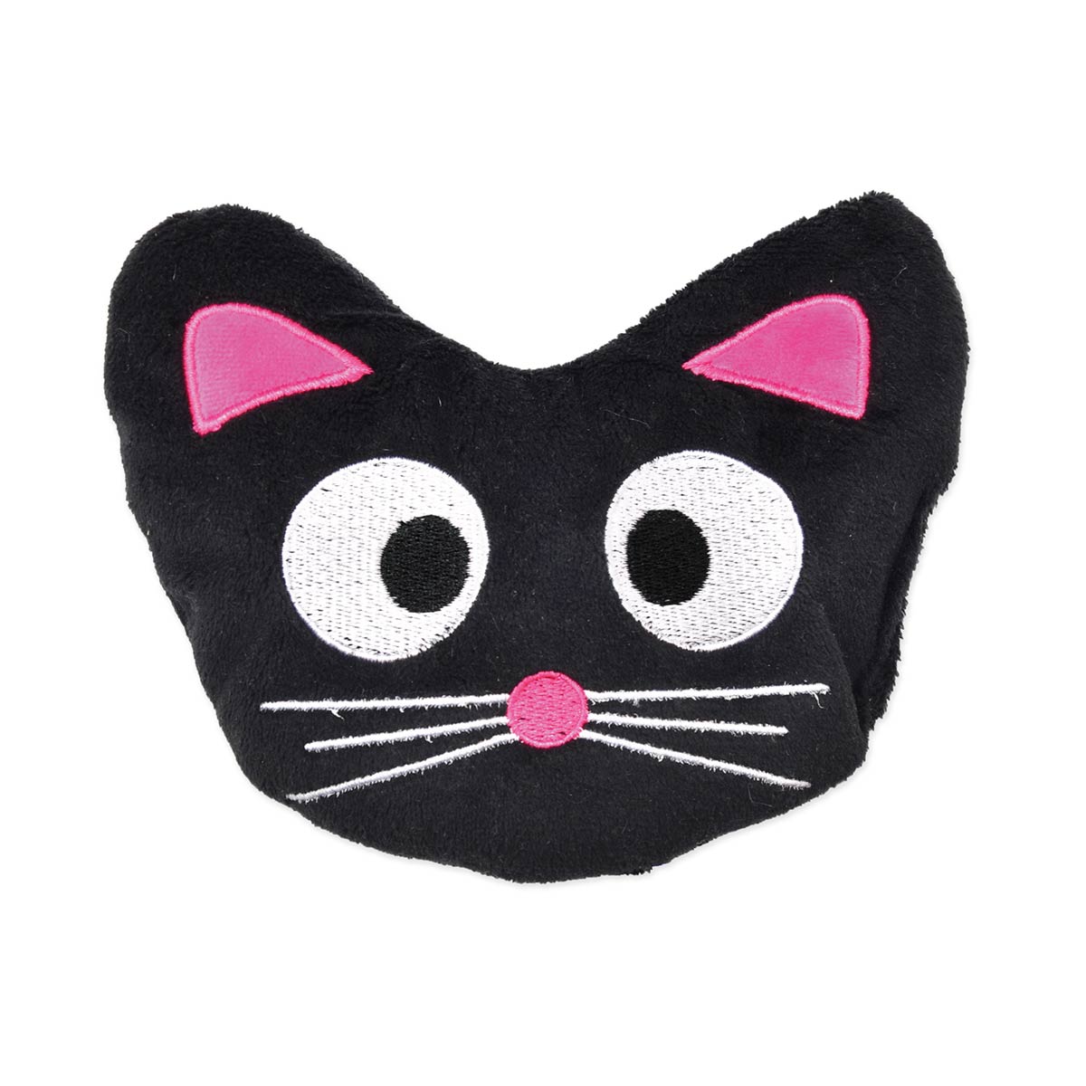 Aumüller polštářek pro kočky ve tvaru kočičí hlavy Blacky se špaldou a kozlíkem